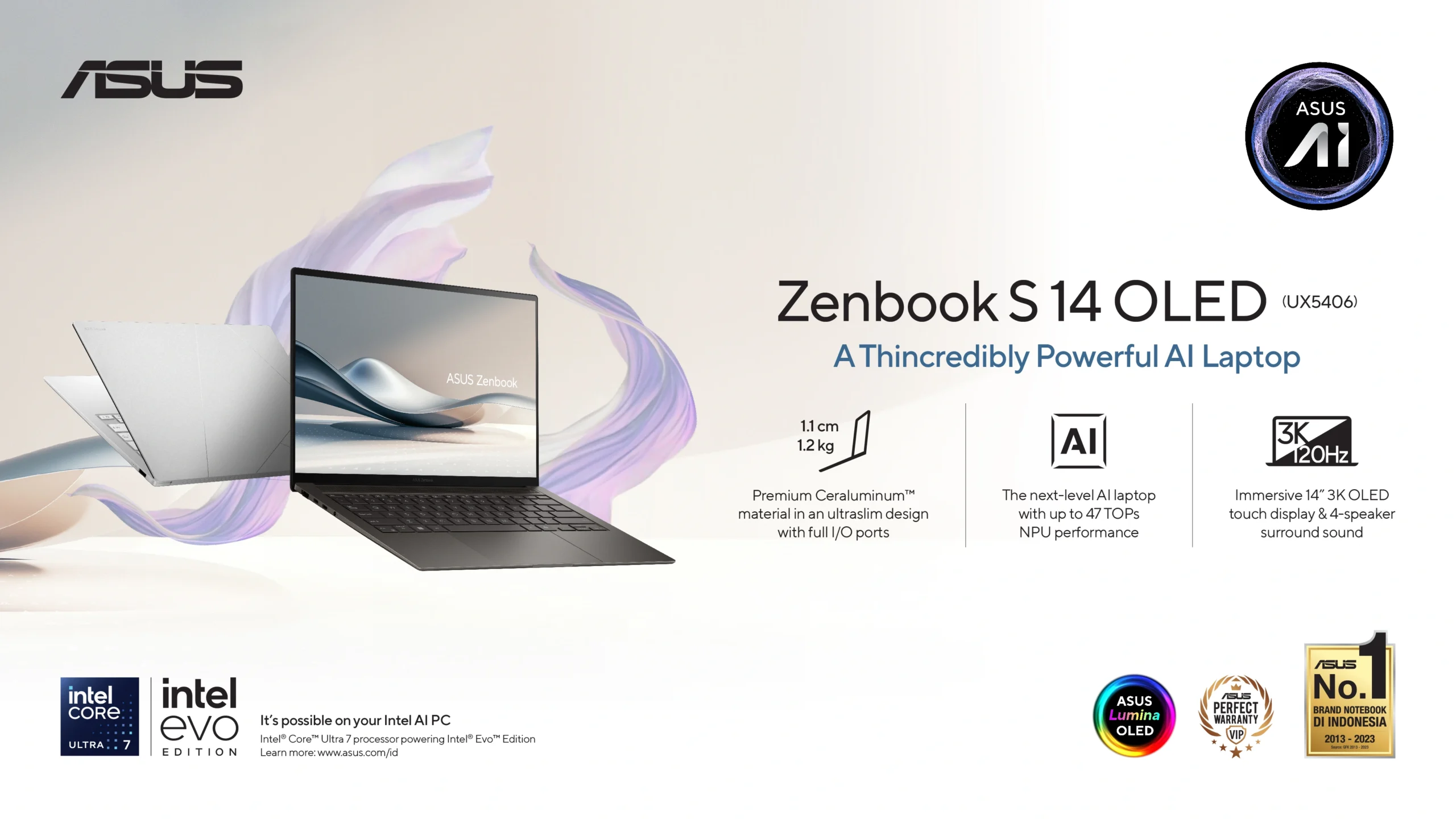 ASUS Zenbook S 14 OLED (UX5406)