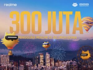 realme mencapai 300 juta